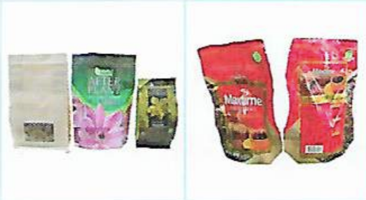 Possible samples of doypack pouches