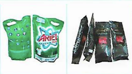 Possible samples of doypack pouches