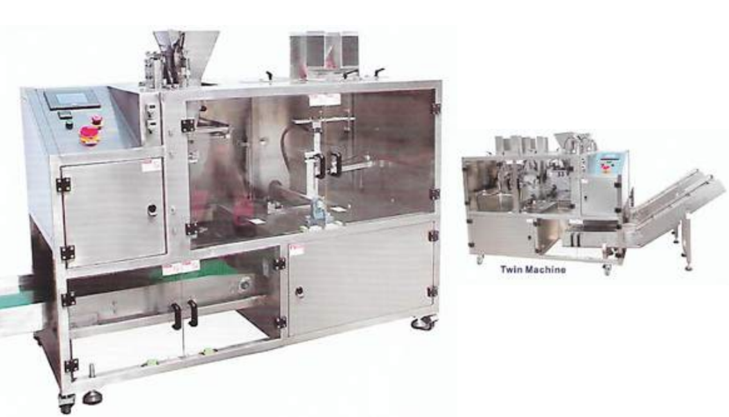 Llenadora horizontal automática para “stand up pouches”