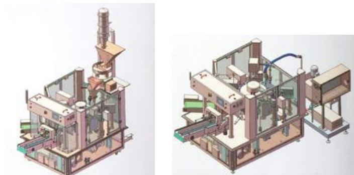 Aplicación típica de la máquina doypack