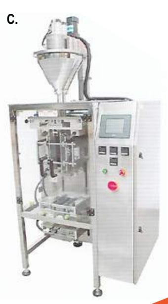 Máquina embaladora de “sachet” de 4 sellos laterales