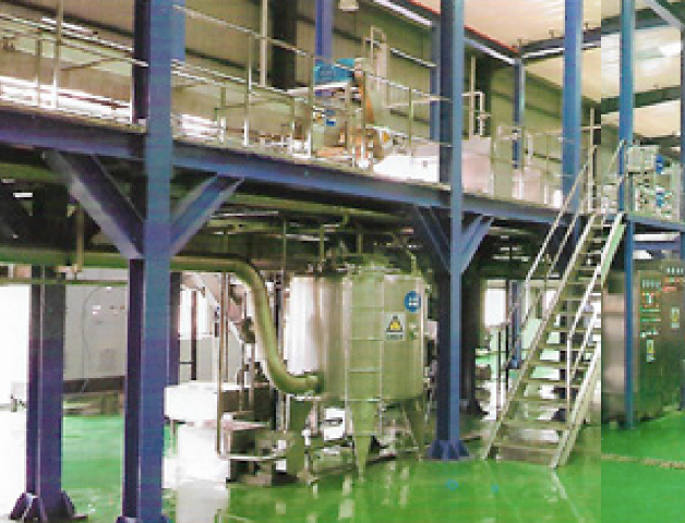 Linea de procesamiento de citricos