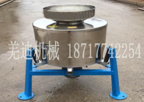 Acero inoxidable de alta calidad de pequeña capacidad Material filtro centrífugo de aceite de cocina máquina
