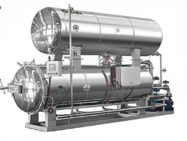 Baño de agua de 1000L tipo eléctrico máquina esterilizadora automática de retorta para Carne y jugo