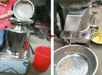 máquina de procesamiento de huevos de escala media máquina de romper cáscara de huevo líquido de huevo productor