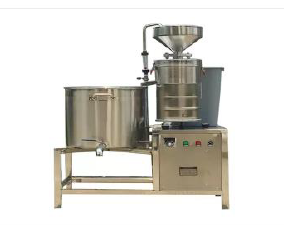 Nuevo tipo comercial de 150 litros de capacidad máquina automática para fabricar leche de soja con cocina
