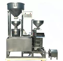 molinillo de soja industrial de dos molinillos de soja leche máquina de fabricación para producción continua equipo