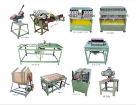 industrial semiautomática Bamboo Línea de producción de palillos de dientes/palillo de dientes Máquina de fabricación