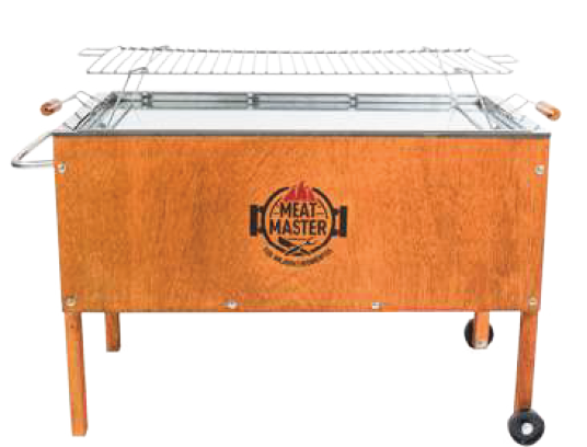 Caja China Premium Grande + Parrilla de Varillas Inoxidable