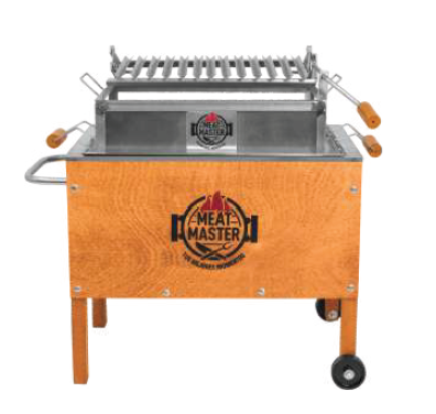 Caja China Master Junior + Parrilla De Ángulos Levadiza Galvanizada