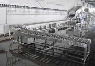Linea de equipos de sacrificio totalmente automatica