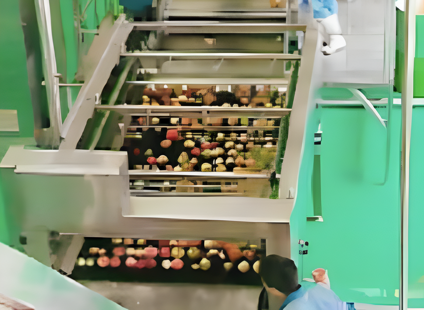 Linea de procesamiento de manzana y pera