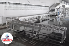 Linea de equipos de sacrificio totalmente automatica