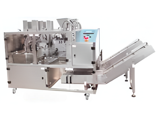 Llenadora horizontal automática para "Stand up pouches"