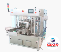 Maquina de llenado y sellado rotativo para “Pouches” Prefabricados